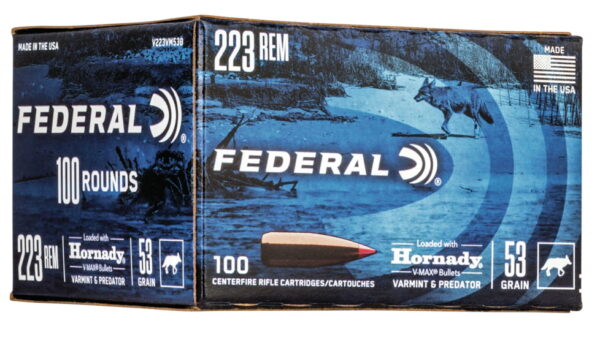 Federal Premium HORNADY V-MAX BULK .223